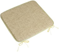 BELLATEX Lada Seat 34/013 smooth 40 × 40 cm cappuccino Uni - Chair Cushion