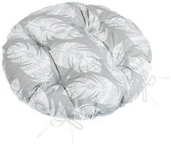 BELLATEX Adéla Sedák 62/237 kulatý prošívaný prům. 40 cm šedá pírka - Podsedák na židli