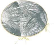 BELLATEX Adéla Seat cushion 79/234 round smooth d.40 cm fluff - Chair Cushion