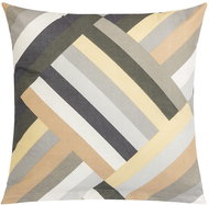 BELLATEX Adele cushion 40 × 40 cm 55/231 stripes grey, beige - Pillow