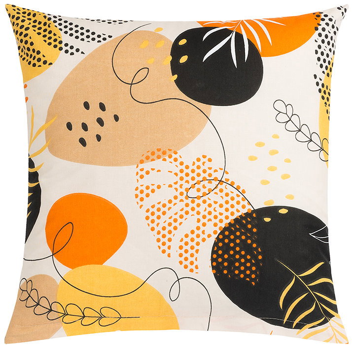 Bellatex Adéla, 40 × 40 cm, 55/233 narancssárga, kavics