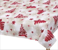 BELLATEX Christmas 115 tablecloth, 70×70cm, red tree - Tablecloth