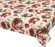 BELLATEX Ubrus VÁNOCE 132 120 × 180 cm vánoční ozodby zlatý - Tablecloth