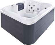 Čtvercová s LED bílá ARCELIA, 320286 - Vířivka