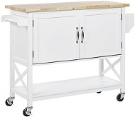 Kuchyňský vozík bílý MELE, 252346 - Vozík