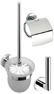 BEMETA DESIGN Set of toilet paper holder, spare paper holder and toilet brush - Toilet Paper Holder