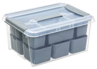 Plast Team Storage box with compartments and lid 14 l - Storage Box