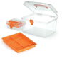 Prosperplast Nuf Family Plastový organizér s vnitřní vložkou 14,8 × 13,5 × 11 cm - Organizér