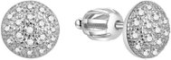Beneto Silver glitter earrings AGUP1462S 0,6 cm (Ag925/1000; 1,1 g) - Earrings
