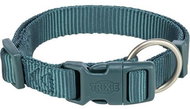 Trixie Collar PREMIUM - petrol S-M: 30-45 cm/ 15 mm - Dog Collar