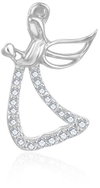Beneto Silver pendant with cubic zirconia Angel AGH677 (Ag925/1000; 1,1 g) - Charm