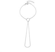 Beneto Stylový náramek s provlečením na prst Anker AGB736/21 (Ag925/1000; 1,9 g) - Náramek