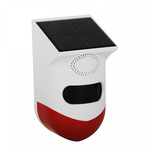Bentech A100S autonomous siren with solar panel - Alarm - Main image