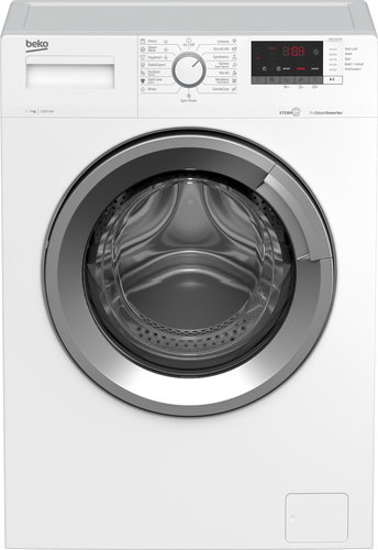 BEKO WUE7612BS - Slim steam washing machine - Main image