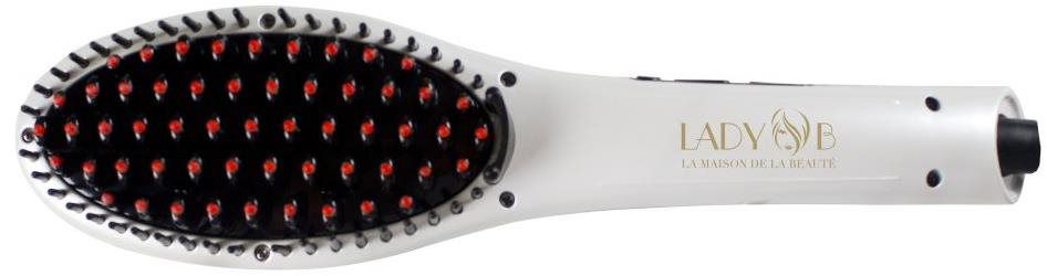 Ionised clearance straightener brush