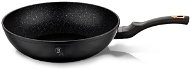 BerlingerHaus Black Rose Collection WOK Pan with Marble Surface, 28cm, BH-1638 - Wok