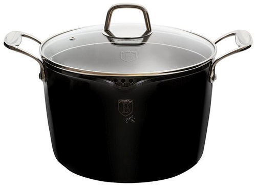 BerlingerHaus Royal Black Collection Dish with Lid, 24cm, BH-1680 - Pot - Main image