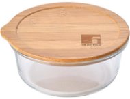 Bergner élelmiszer tároló üveg bambusz fedéllel 0,65 l - Tárolóedény