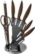 Berlingerhaus Knife set 8pcs Forest line brown - Knife Set