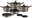 Berlinger Haus Cookware Set 10pcs Carbon Metallic Touch Line