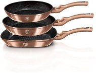 BerlingerHaus Frying Set 3pcs Copper Metallic Line - Pan