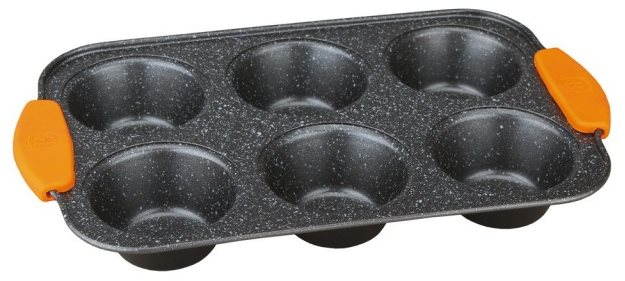 BerlingerHaus Muffin sütőforma 6 db Granit Diamond Line