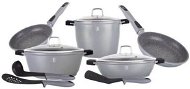 BerlingerHaus Granit Diamond Line Cookware Set 11pcs Gray - Cookware Set