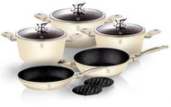 BerlingerHaus Cream Metallic Line 10pcs - Cookware Set