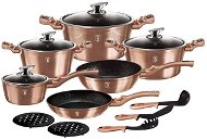 BerlingerHaus Copper Metallic Line 15 pcs - Cookware Set