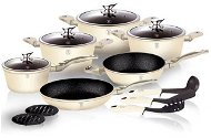 BerlingerHaus Cream Metallic Line 15pcs - Cookware Set