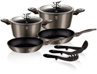 BerlingerHaus Carbon Metallic Line 9pcs - Cookware Set