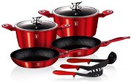 BerlingerHaus Set of dishes Burgundy Metallic Line 9pcs - Cookware Set