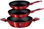 BerlingerHaus Set of dishes Burgundy Metallic Line 3pcs - Cookware Set