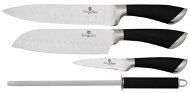 BerlingerHaus Santoku Knife Set 4pcs Velvet Chef Black - Knife Set