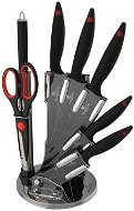 BerlingerHaus Set of knives in stand 8pcs Black Stone Touch Line - Knife Set