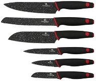 BerlingerHaus Black Stone Touch Line Kitchen Knife Set 6pcs - Knife Set
