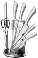 BerlingerHaus Sada nožů ve stojanu 8ks Perfect Kitchen stříbrná - Késkészlet