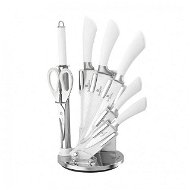 BerlingerHaus Sada nožů ve stojanu 8ks Perfect Kitchen bílá - Knife Set