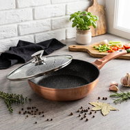 BerlingerHaus Pan deep. with a 28cm rosegold metallic line - Pan