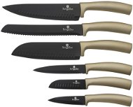 BerlingerHaus Carbon Metallic Line Knife Set 6pcs - Knife Set