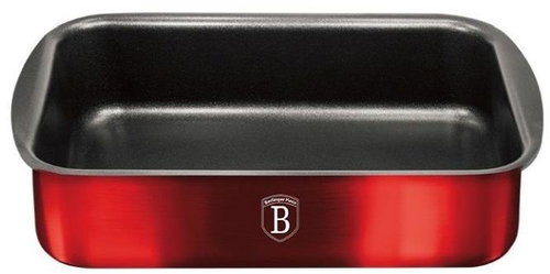 BERLINGERHAUS Baking tray with titanium surface Burgundy Metallic Line 29,5 × 26,5 cm - Baking Sheet - Main image