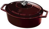 BERLINGERHAUS Cast iron pan with lid 30 cm Burgundy Line - Roasting Pan