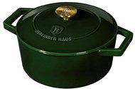 BERLINGERHAUS Baking dish with lid cast iron 20 cm Emerald Collection - Roasting Pan