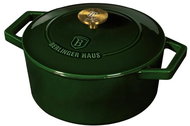 BERLINGERHAUS Baking dish with lid cast iron 24 cm Emerald Collection - Roasting Pan