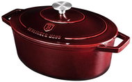 BERLINGERHAUS Baking dish with lid cast iron 32 × 23 cm Burgundy Line - Roasting Pan