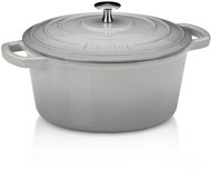 KELA Calido cast iron with lid 24 cm grey - Roasting Pan