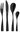 SOLINGEN Stainless steel cutlery set 24 pcs Bocholt Black
