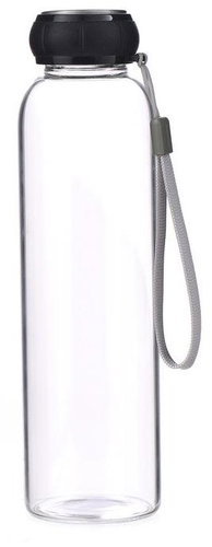 Bergner Glass Bottle with Cap 550ml - Drinking Bottle - Main image