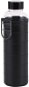 Bergner Glass Bottle with Thermo Cover 600ml Black - Drinking Bottle