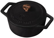 BERLINGERHAUS Cast iron pan with lid 10 cm Black Rose Collection - Roasting Pan